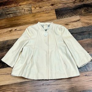 Wool Three Quarter Coat Size Womens Small